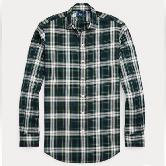 NWTPolo Ralph Lauren Classic Fit plaid button shirt Men’s L $125
